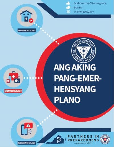 My emergency plan (Tagalog)